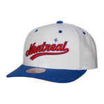 Montreal Expos Mitchell & Ness Evergreen Pro Snapback Coop - White/Blue
