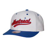 Montreal Expos Mitchell & Ness Evergreen Pro Snapback Coop - White/Blue