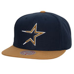 Houston Astros MLB Mitchell & Ness Evergreen Snapback Coop - Navy
