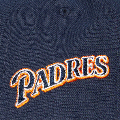 San Diego Padres MLB Mitchell & Ness Evergreen Snapback Coop - Navy