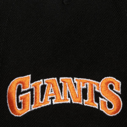 San Francisco Giants MLB Mitchell & Ness Evergreen Snapback Coop - Black