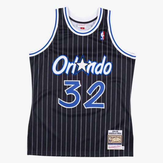 Mitchell & Ness Men's NBA Shaquille O'Neal Orlando Magic AUTHENTIC Jersey - Black
