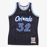 Mitchell & Ness Men's NBA Shaquille O'Neal Orlando Magic AUTHENTIC Jersey - Black