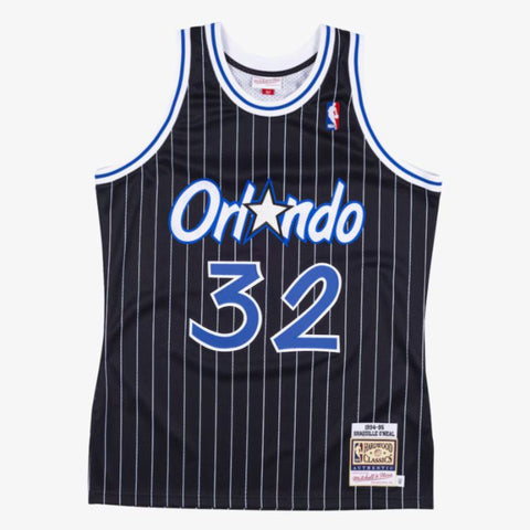 Mitchell & Ness Men's NBA Shaquille O'Neal Orlando Magic AUTHENTIC Jersey - Black