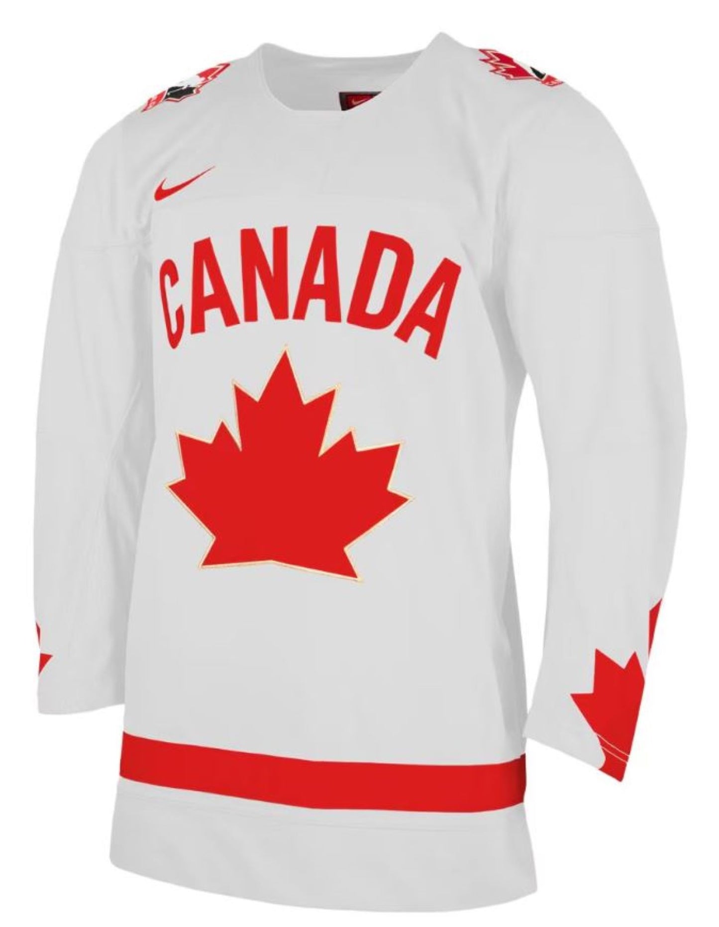 Nike IIHF Hockey Canada 2026 One Leaf Replica Blank Jersey - White