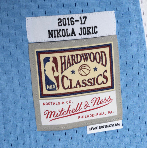 Nike / Men's 2021-22 City Edition Denver Nuggets Nikola Jokic #15 Blue  Dri-FIT Swingman Jersey