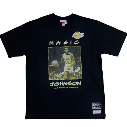 Mitchell & Ness Heavyweight Premium Player Tee  NBA Los Angeles Lakers Ervin "Magic" Johnson