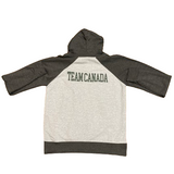 Team Canada Men's Grey Zip-Up Hoodie