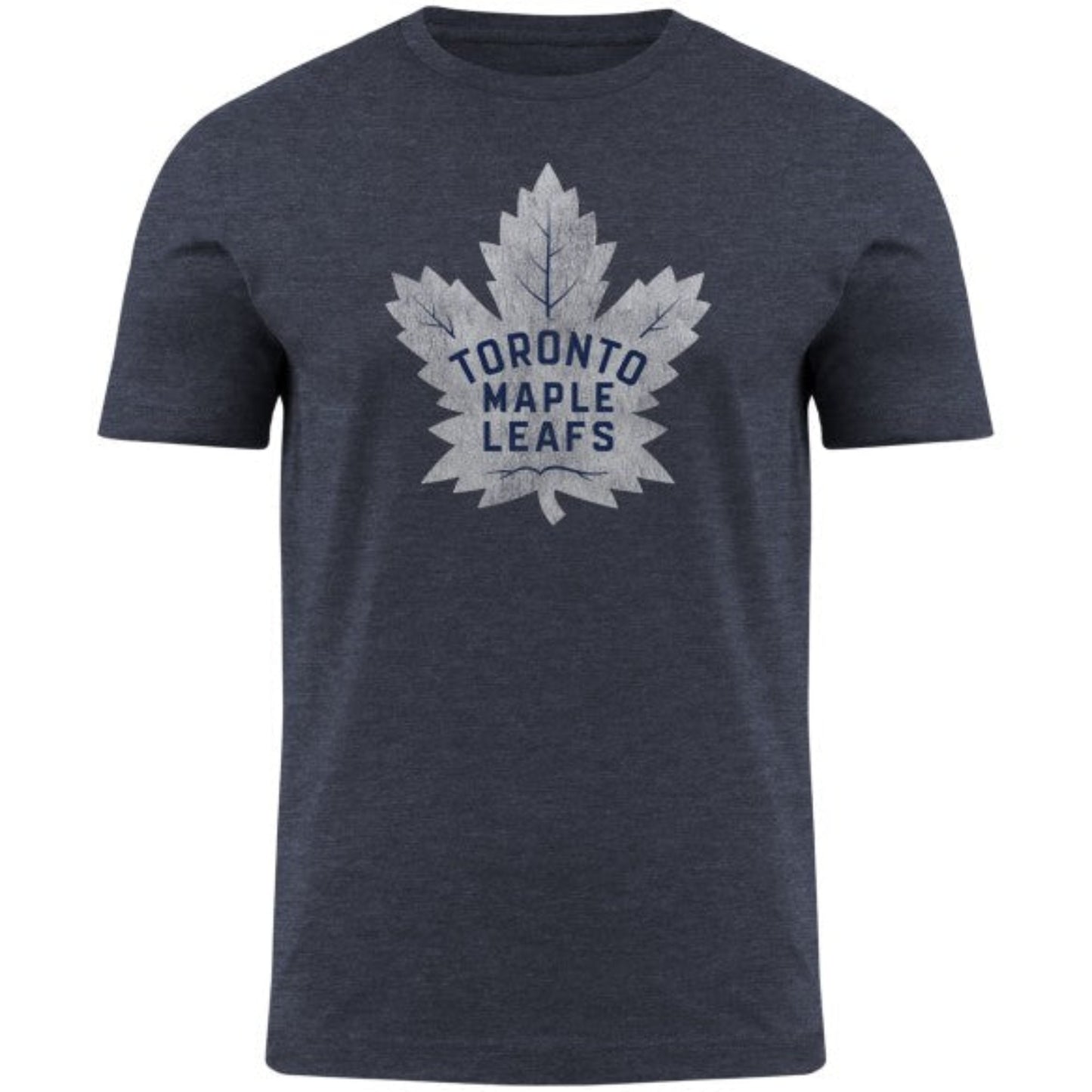 Toronto Maple Leafs NHL Primary Logo (Distressed) T-Shirt - Navy