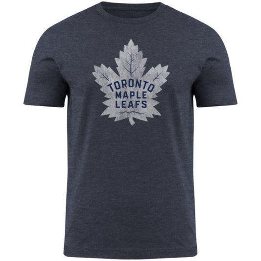 Toronto Maple Leafs NHL Primary Logo (Distressed) T-Shirt - Navy