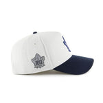 ’47 Brand Toronto Maple Leafs White Out Sure Shot MVP DT Adjustable Hat