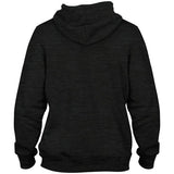 Toronto Blue Jays MLB Poly Express Twill Logo Hoodie - Black Melange - Back in Black