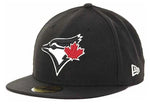 New Era 59FIFTY Toronto Blue Jays Fitted Hat w/ Red Leaf- Black/White