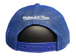 Mitchell & Ness MLB Toronto Blue Jays Gridlock Trucker Foam Front Mesh Back Adjustable Snapback Hat - Blue