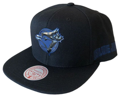 Mitchell & Ness MLB Toronto Blue Jays Hellboy Original Fit Adjustable Snapback Hat - Black
