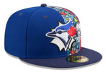 New Era 59FIFTY MLB Toronto Blue Jays 2025 Diamond Hero Edition Two Tone Fitted Hat - Blue
