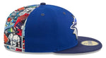 New Era 59FIFTY MLB Toronto Blue Jays 2025 Diamond Hero Edition Two Tone Fitted Hat - Blue