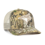 '47 Hitch RF MLB Toronto Blue Jays REALTREE APX Trucker Mesh Adjustable Snapback Hat- Camo