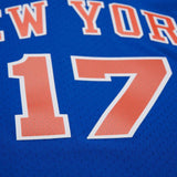 Mitchell & Ness NBA New York Knicks Jeremy Lin #17 2011-12 Hardwood Classics Swingman Jersey - Blue