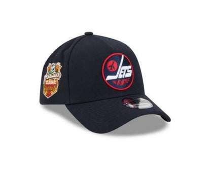 New Era 9FORTY A-Frame NHL Winnipeg Jets 2026 Heritage Classic Adjustable Snapback Hat - Navy