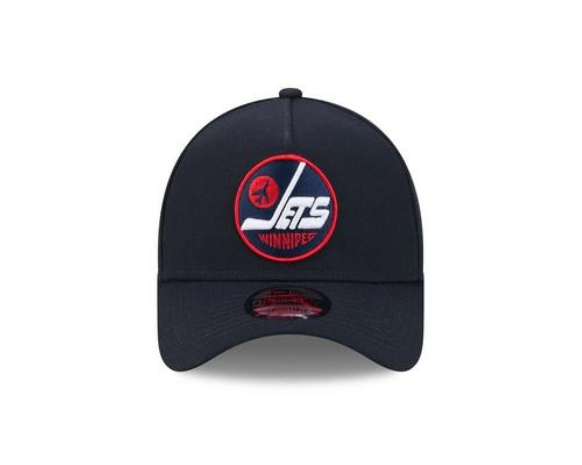 New Era 9FORTY A-Frame NHL Winnipeg Jets 2026 Heritage Classic Adjustable Snapback Hat - Navy