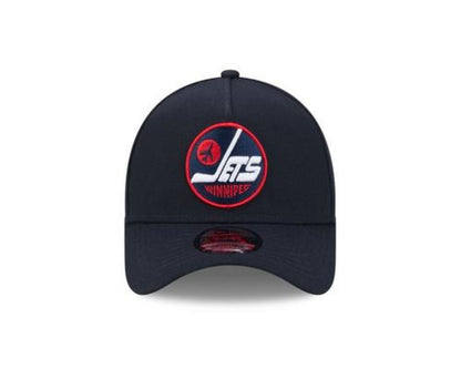 New Era 9FORTY A-Frame NHL Winnipeg Jets 2026 Heritage Classic Adjustable Snapback Hat - Navy