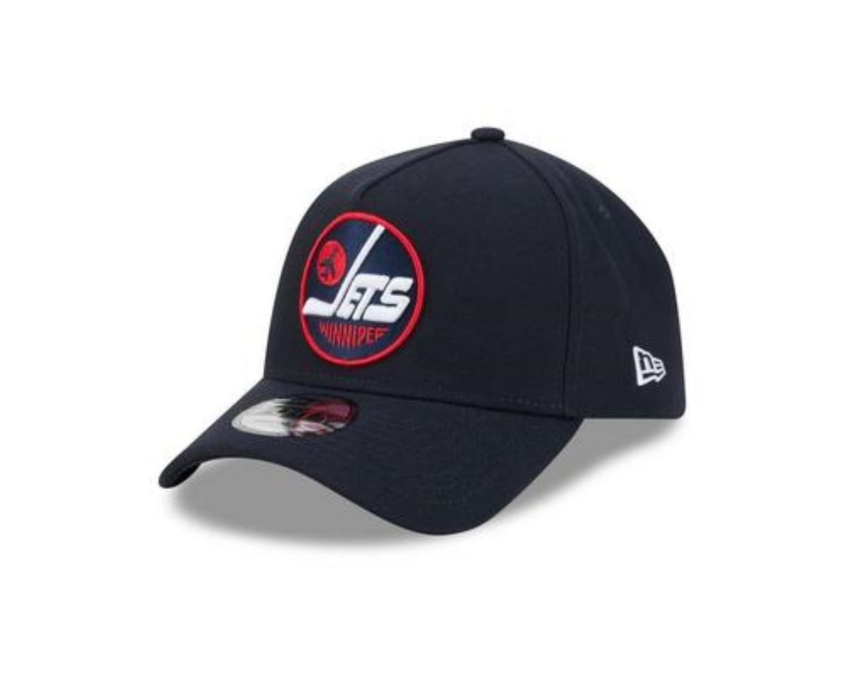 New Era 9FORTY A-Frame NHL Winnipeg Jets 2026 Heritage Classic Adjustable Snapback Hat - Navy