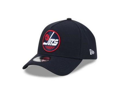New Era 9FORTY A-Frame NHL Winnipeg Jets 2026 Heritage Classic Adjustable Snapback Hat - Navy