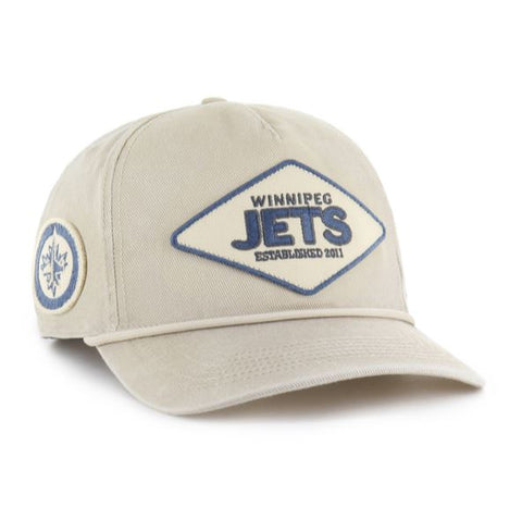 '47 NHL Winnipeg Jets Cairn Hitch RF Adjustable Snapback Hat - Beige