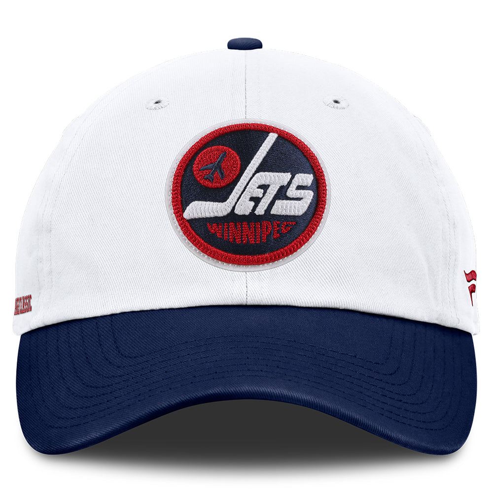 Fanatics NHL Winnipeg Jets 2026 Authentic Pro Heritage Classic Team Adjustable Hat - White