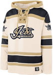 '47 NHL Winnipeg Jets Tri Nilley Superior Lace Hoodie - Cream