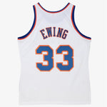 Mitchell & Ness Men's NBA Patrick Ewing New York Knicks AUTHENTIC Jersey - White
