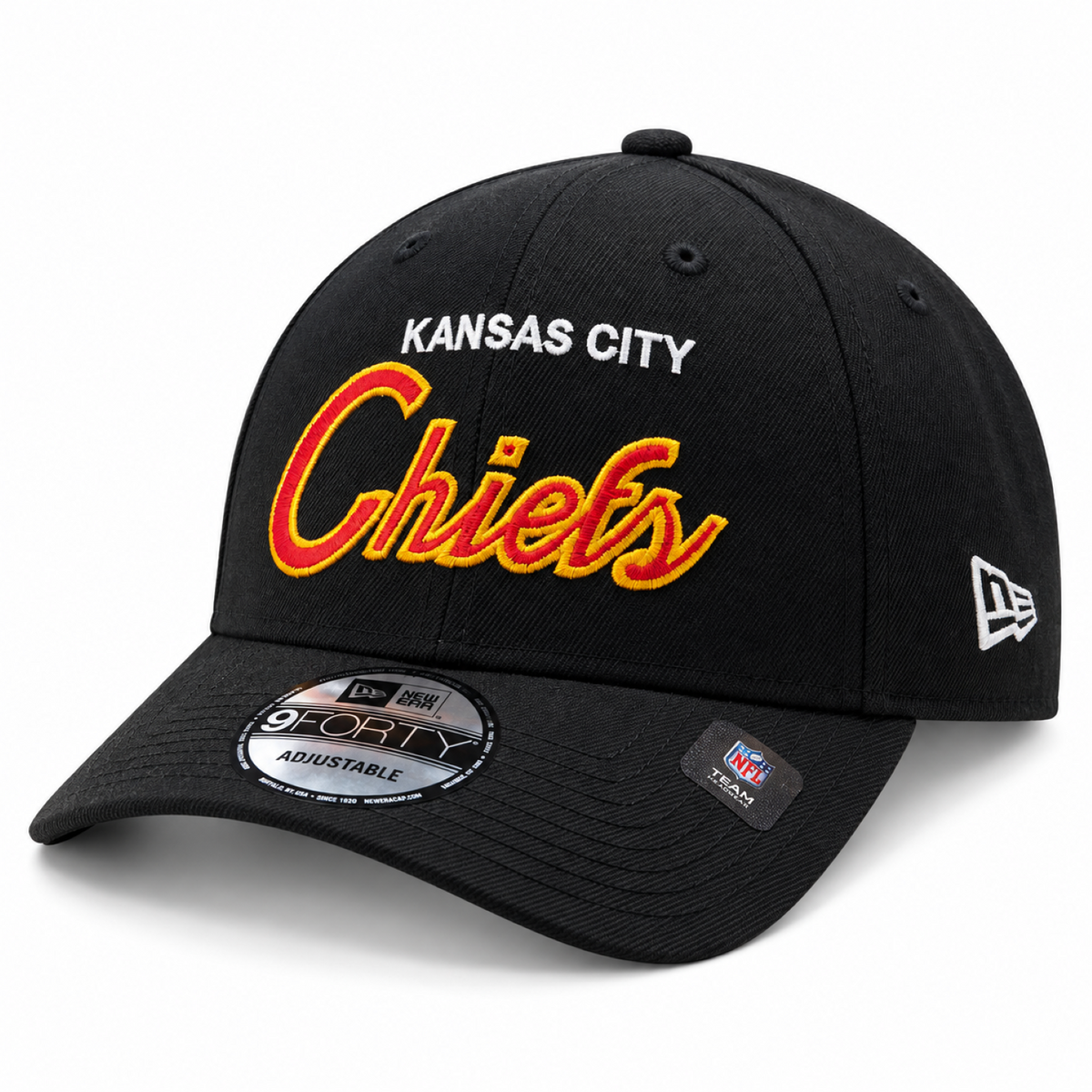 New Era 9FORTY NFL Core Script Team Adjustable Snapback Hat