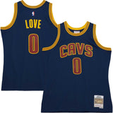 Mitchell & Ness NBA Cleveland Cavaliers Kevin Love #0 2015-16 HWC Swingman Jersey - Navy