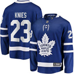 Fanatics Men's NHL Matthew Knies Toronto Maple Leafs Blue Premier Home Breakaway Player Jersey
