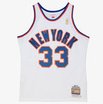 Mitchell & Ness Men's NBA Patrick Ewing New York Knicks AUTHENTIC Jersey - White