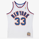 Mitchell & Ness Men's NBA Patrick Ewing New York Knicks AUTHENTIC Jersey - White