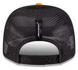 New Era 9SEVENTY Formula 1 Mclaren Lando Norris #4 Adjustable Mesh Back Snapback Hat - Papaya