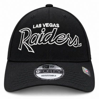 New Era 9FORTY NFL Core Script Team Adjustable Snapback Hat