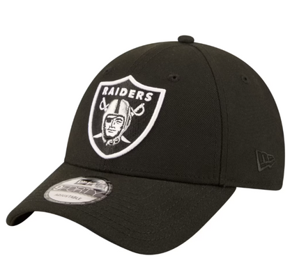 New Era 9FORTY NFL Core Team Adjustable Snapback Hat - Black/White