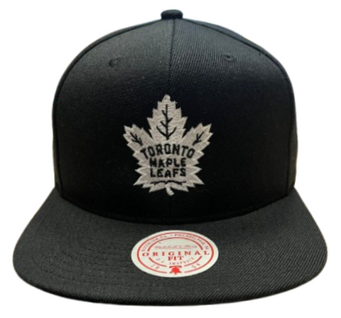 Mitchell & Ness NHL Toronto Maple Leafs Original Fit Adjustable Snapback Hat - Black