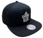 Mitchell & Ness NHL Toronto Maple Leafs Original Fit Adjustable Snapback Hat - Black