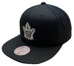 Mitchell & Ness NHL Toronto Maple Leafs Original Fit Adjustable Snapback Hat - Black