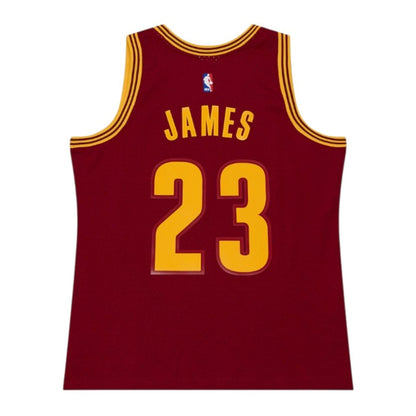 Mitchell & Ness NBA Cleveland Cavaliers Lebron James #23 2015-16 HWC Swingman Jersey - Burgundy