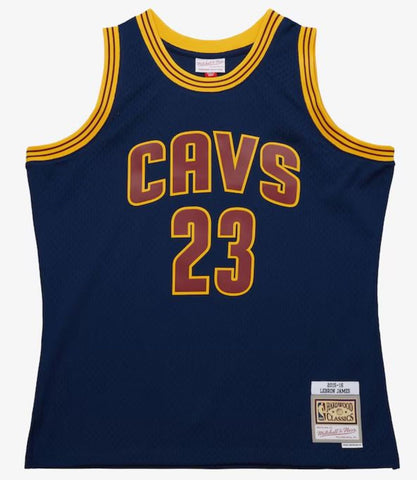 Mitchell & Ness NBA Cleveland Cavaliers Lebron James #23 2015-16 HWC Swingman Jersey - Navy