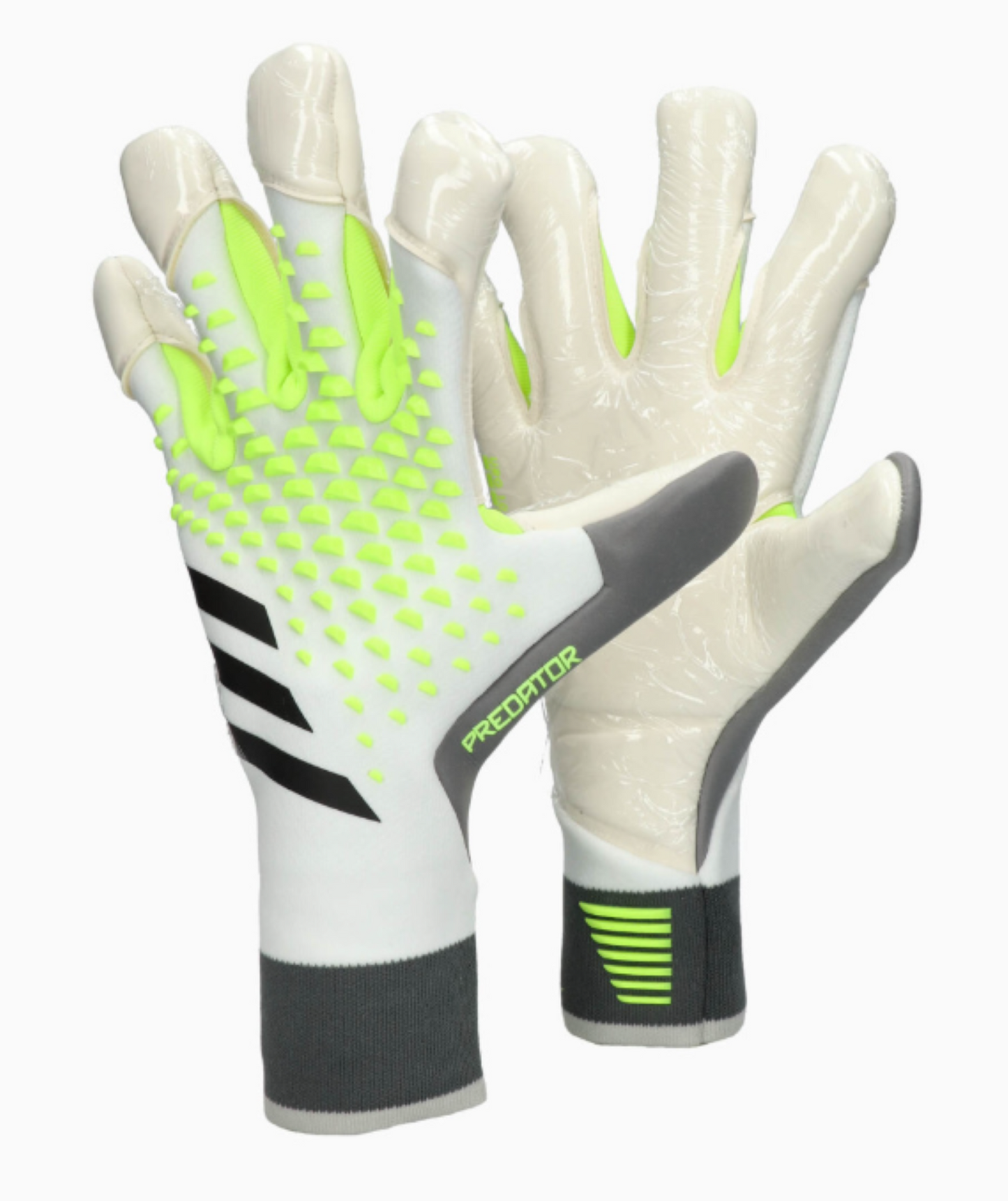 Adidas U Predator Pro Promo Hybrid Goalkeeper Glove - White/Yellow (IA0840)