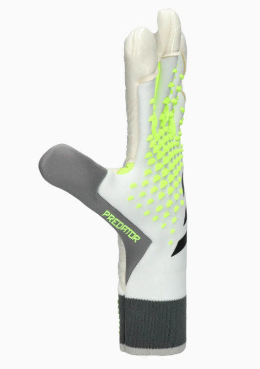 Adidas U Predator Pro Promo Hybrid Goalkeeper Glove - White/Yellow (IA0840)