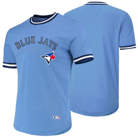 Bulletin MLB Toronto Blue Jays Road Curveball Jersey T Shirt - Powder Blue