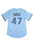 Nike Men's MLB Toronto Blue Jays Addison Barger #47 Alternate Limited Powder Blue Jersey - Stitched Letters