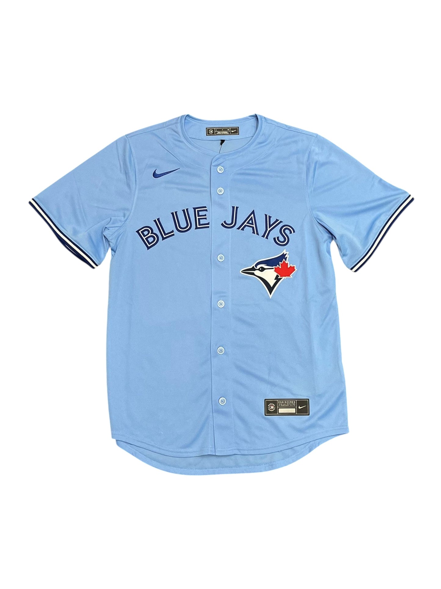 Nike Men's MLB Toronto Blue Jays Guerrero #27 Alternate Limited Powder Blue Jersey - Stitched Letters